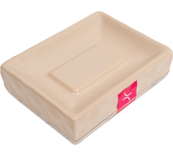 Изображение товара Мыльница PRIMANOVA NERO бежевый, керамика D-20671