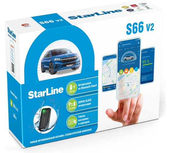 Изображение товара Охранно-телематичекий комплекс StarLine S66 v2 ECO 4004072
