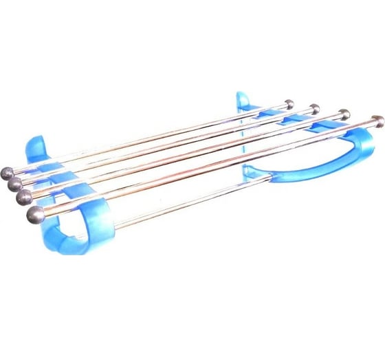 Изображение товара Полка для полотенец PRIMANOVA алюминий, 50x29.5x20 см, прозрачно-голубая M-B12-23