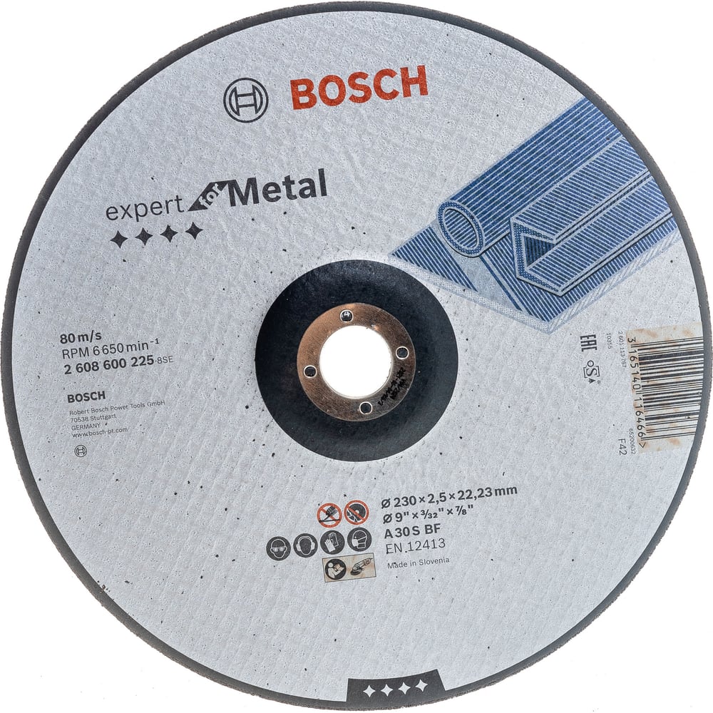 фото Отрезной диск по металлу bosch