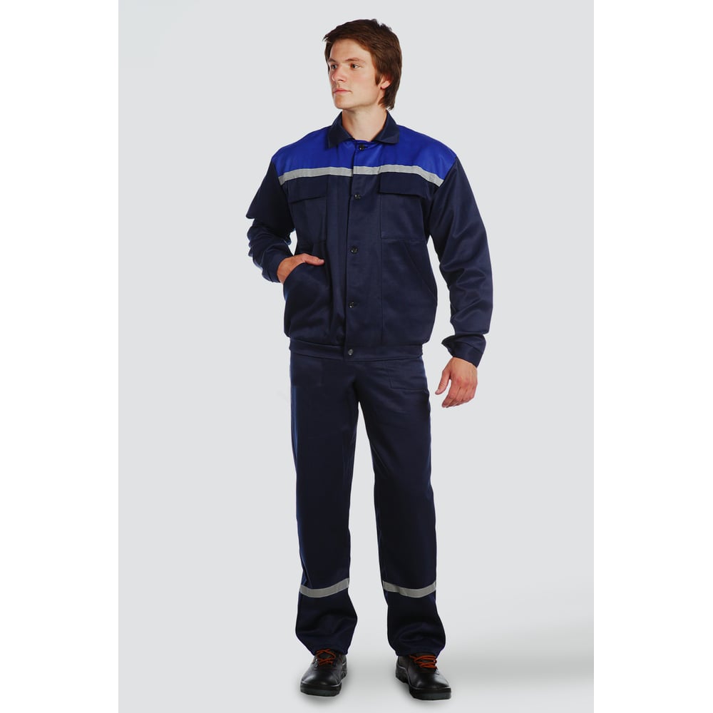 Изображение товара Рабочий костюм Факел Техник-2 СОП 60-62 мужской водоотталкивающий с защитными полосами