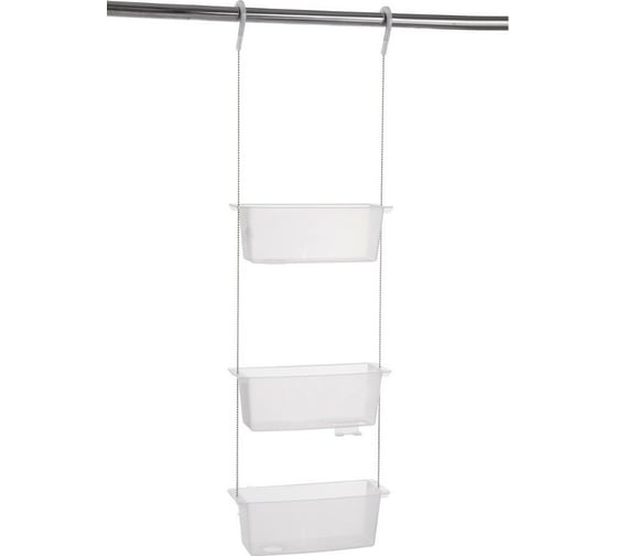 Изображение товара Полка подвесная для ванной PRIMANOVA 10x28.8 см, общая длина доски 88 см M-N43-01