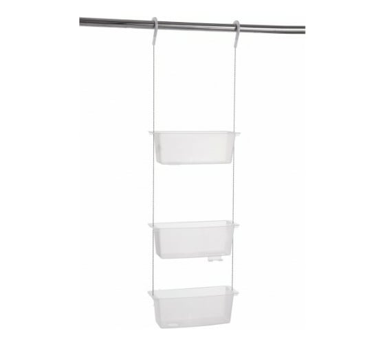 Изображение товара Полка подвесная для ванной PRIMANOVA 10x28.8 см, общая длина 88 см M-N43-16