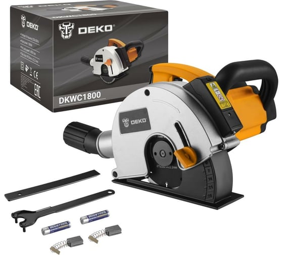 Изображение товара Штроборез DEKO DKWC1800, 125 мм, 1800 Вт, лазерный указатель 063-4241