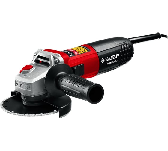 Изображение товара Угловая шлифовальная машина ЗУБР 115 мм, 800 Вт УШМ-115-805