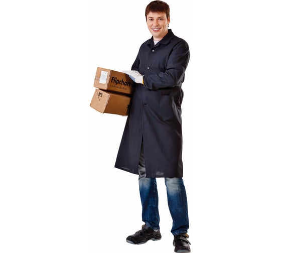 Изображение товара Рабочий халат Спец черный, р. 56-58, рост 170-176 1211-5658/3