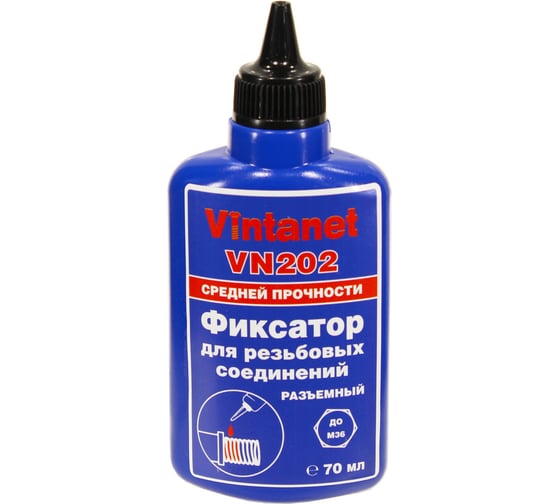 Изображение товара Фиксатор для резьбовых соединений, средней прочности, анаэробный VINTANET VN202 70 мл VN20270ML