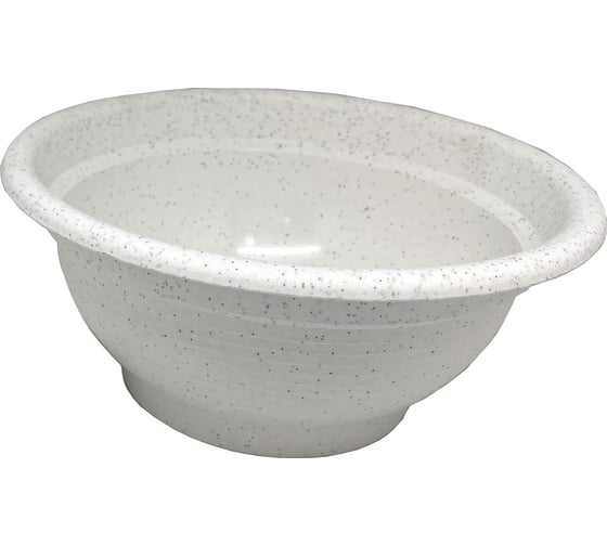 Изображение товара Кашпо-пиала Осколпласт 2.5 л, мраморное 250-08