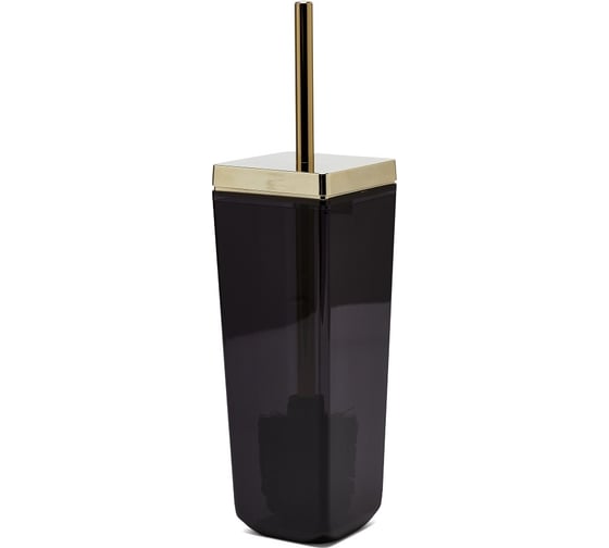 Изображение товара Ёрш для унитаза PRIMANOVA TOSKANA чёрный-золото, пластик M-SA04-25-A