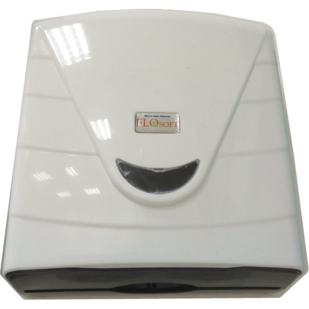 Изображение товара Диспенсер для листовых полотенец PRIMANOVA бело-серый, ABS-пластик, 26x28x9 см F088B D-SD49