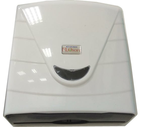 Изображение товара Диспенсер для листовых полотенец PRIMANOVA бело-серый, ABS-пластик, 26x28x9 см F088B D-SD49