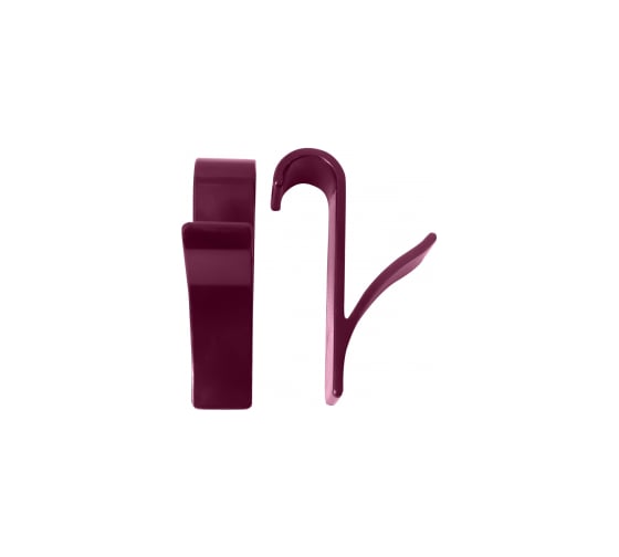 Изображение товара Комплект крючков для полотенцесушителя PRIMANOVA 2 шт. пурпурный, d=20мм M-B24-12
