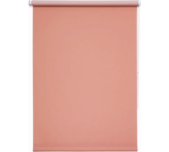 Изображение товара Рулонная штора УЮТ Плайн 180x175 см лососевый 2119446