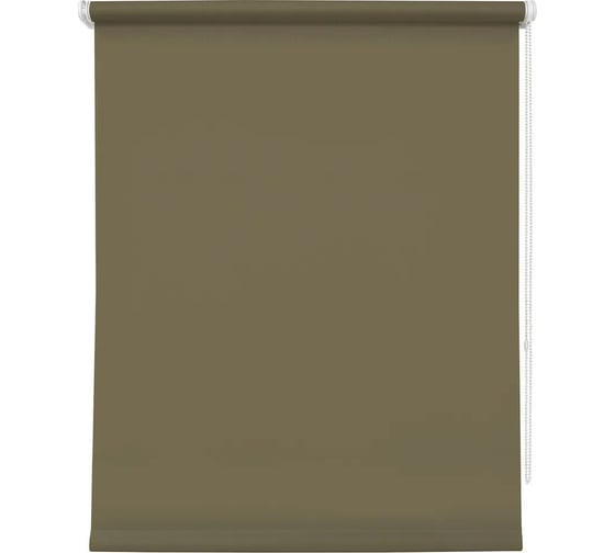 Изображение товара Рулонная штора УЮТ Плайн 80x175 см молочный шоколад 2089664