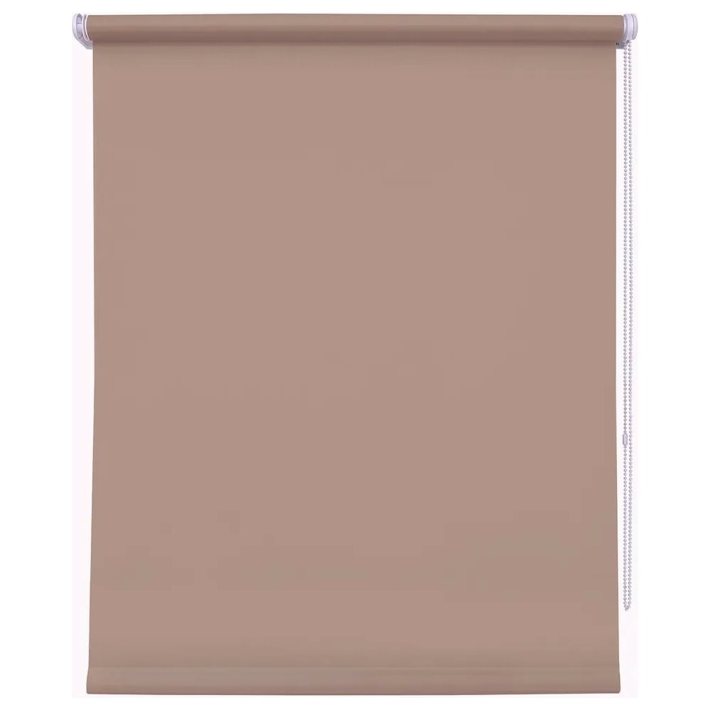 Изображение товара Рулонная штора УЮТ Плайн 85x175 см какао современная легкая установка