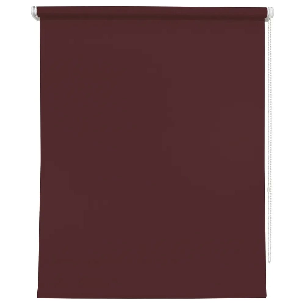 Изображение товара Рулонная штора УЮТ Плайн 57x175 см бордовая современная ткань