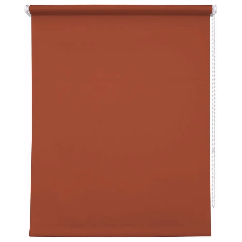 Изображение товара Рулонная штора УЮТ Плайн 85x175 см терракотовая современная легкая установка