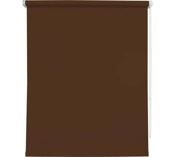 Изображение товара Рулонная штора УЮТ Плайн 70x175 см темно-коричневый 2119537