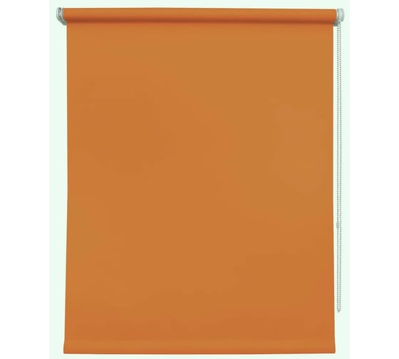 Изображение товара Рулонная штора УЮТ Плайн 85x175 см оранжевый 2138753