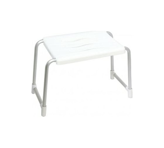 Изображение товара Стул для ванной PRIMANOVA 36x26 см, белый, алюминиевый каркас M-KV02-01
