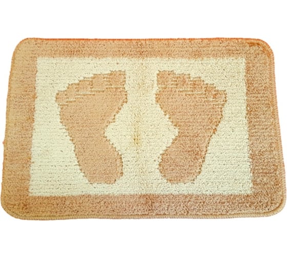 Изображение товара Коврик для ванной PRIMANOVA PATY FOOT полипропилен, бежевый D-12988