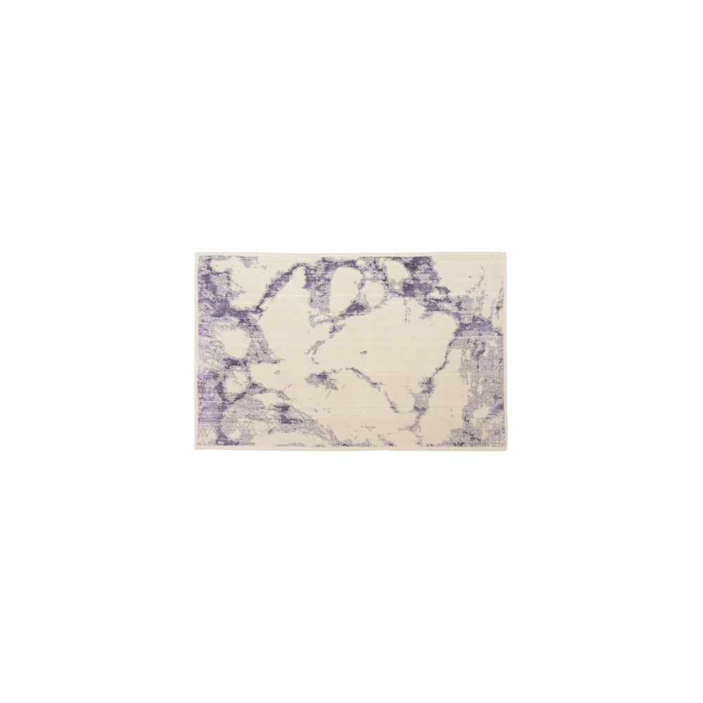 Изображение товара Коврик для ванной комнаты PRIMANOVA SARAH 60x100 см хлопок фиолетовый белый