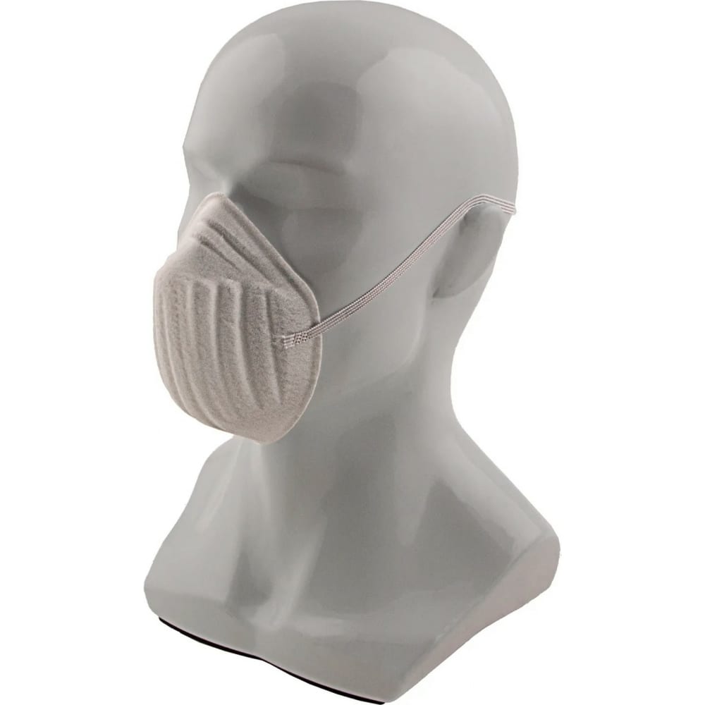 Формованная техническая маска СИБРТЕХ защитная маска сибртех 89246 класс защиты ffp1 до 4 пдк с клапаном выдоха угольная