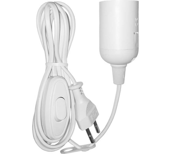 Изображение товара Переносной светильник DORI (патрон для лампы E27 + шнур 2 м + вилка + выключатель) 15002