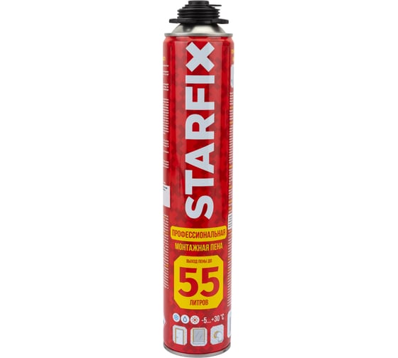 Изображение товара Монтажная пена STARFIX Gunfoam 750 мл SM-88276-1