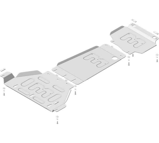 Изображение товара Алюминиевая защита ООО Трио Сервис MOTODOR 5 мм Dodge Ram 1500 TRX,V=6,2, 4WD, с 2021 г.в. 32908