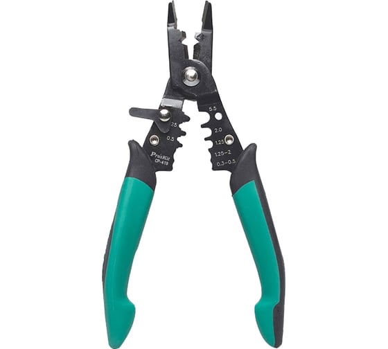 Изображение товара Клещи-кусачки для резки/зачистки/обжима проводов Pro'sKit CP-419 (аналог CP-415) С00040155