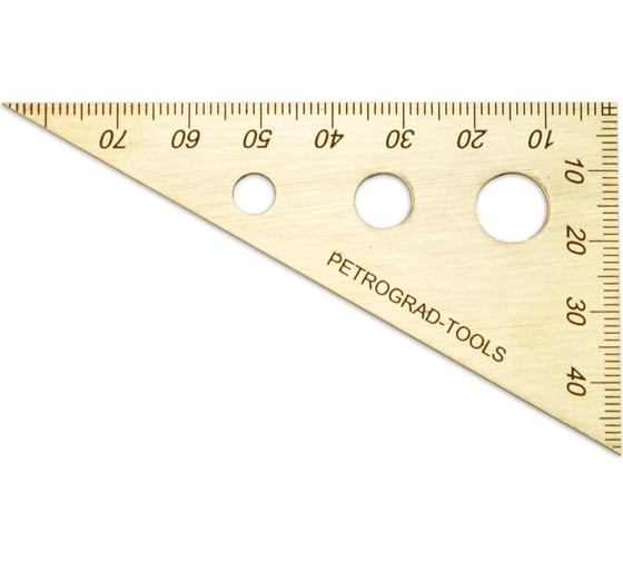 Изображение товара Разметочный плоский угольник Петроградъ 90x60x30 М00020968