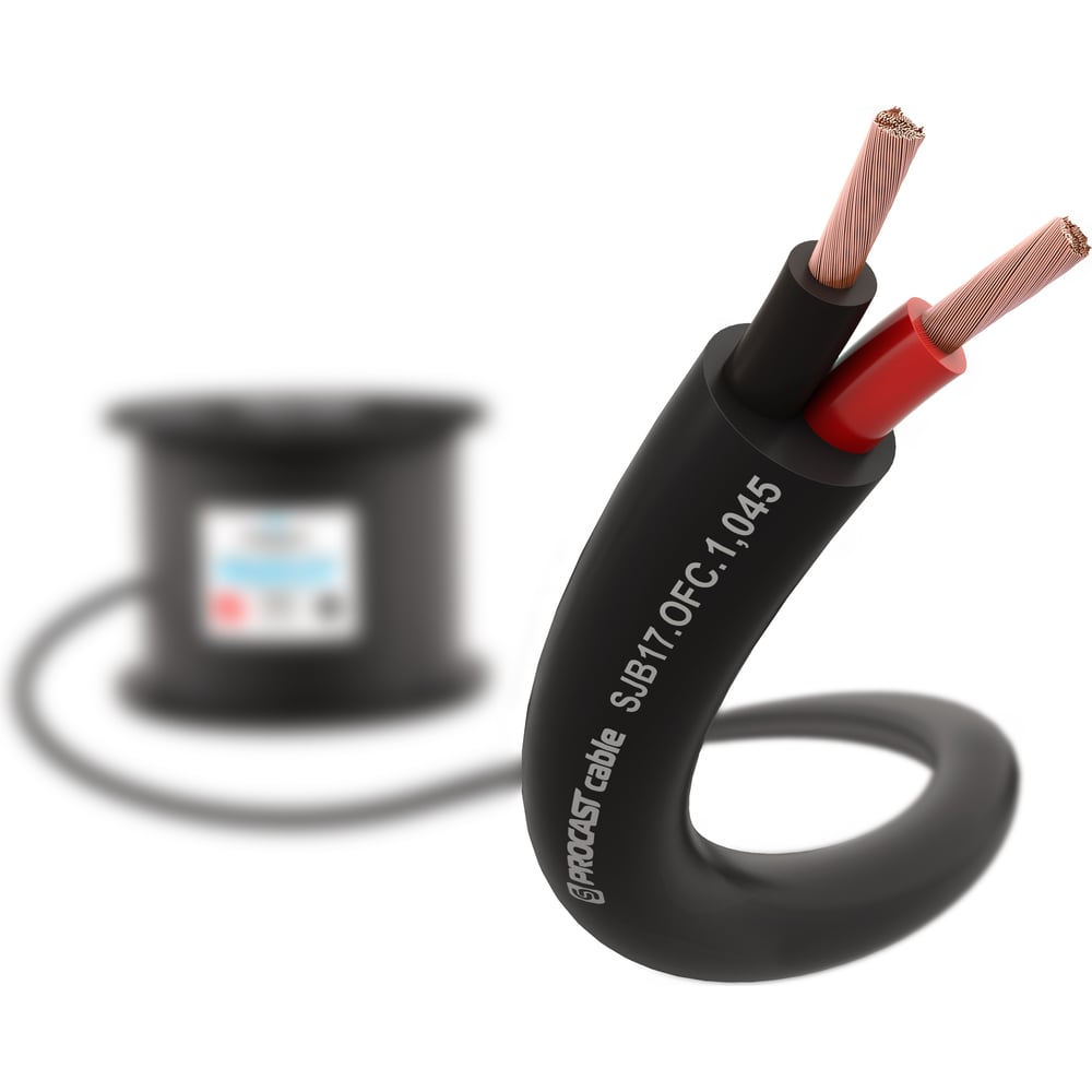 Изображение товара Акустический кабель PROCAST SJB 17.OFC 1 045 мм2 5 м черный