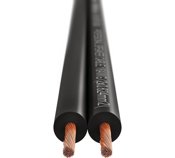 Изображение товара Акустический кабель PROCAST cable SBL 18.OFC.0,824.5, 18AWG 2x0,824mm2, черный, 5 м НФ-00001765