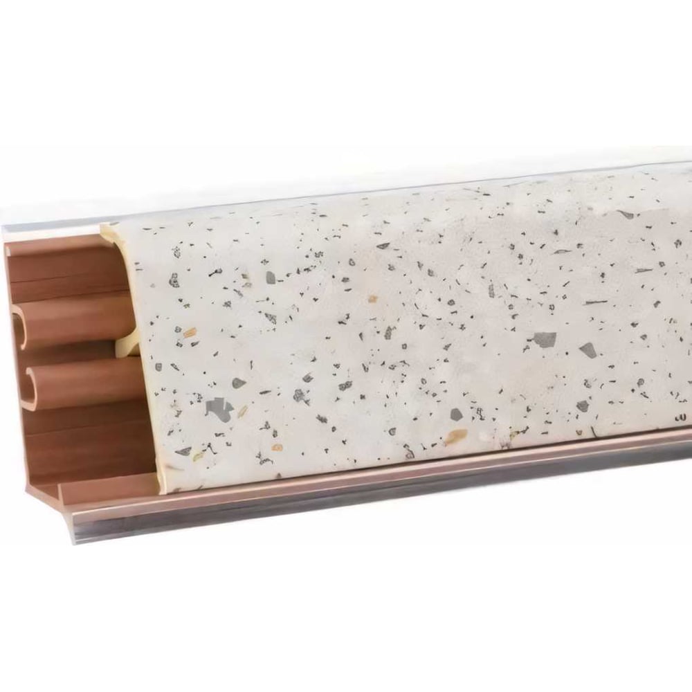 Изображение товара Плинтус ПВХ ДЕКОПЛИНТ ДЖОКЕР 3 № 2848 3.05 м слоновая кость