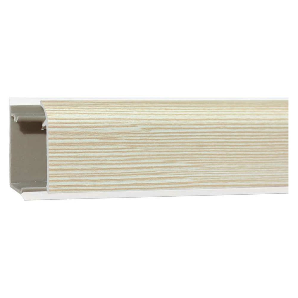 Изображение товара Плинтус ДЕКОПЛИНТ Джокер 3 № 3842 светлый дуглас 3.05 м пластиковый