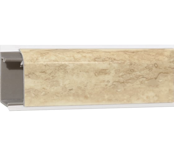 Изображение товара Плинтус ООО ДЕКОПЛИНТ ДЖОКЕР 3 № 2580 травертин 3.05 м 03 868