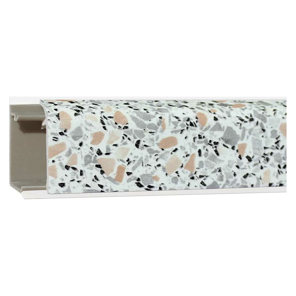 Изображение товара Плинтус ПВХ ДЕКОПЛИНТ Джокер 3 ракушки 3.05 м для отделки пола и стен