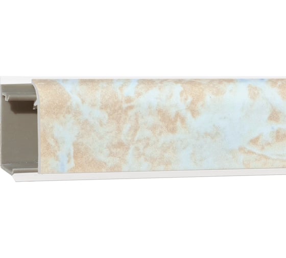 Изображение товара Плинтус ООО ДЕКОПЛИНТ ДЖОКЕР 3 № 2231 оникс желтый 3.05 м 03 974