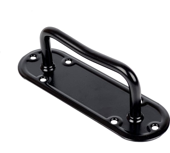 Изображение товара Ручка ALDEGHI LUIGI SPA на пластине 160x50x95x2,2 мм, сталь, цвет черный 950VN16_P8