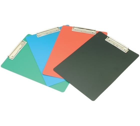 Изображение товара Папка-планшет БЮРОКРАТ PD6002 A4, пластик, 1 мм, ассорти 817091