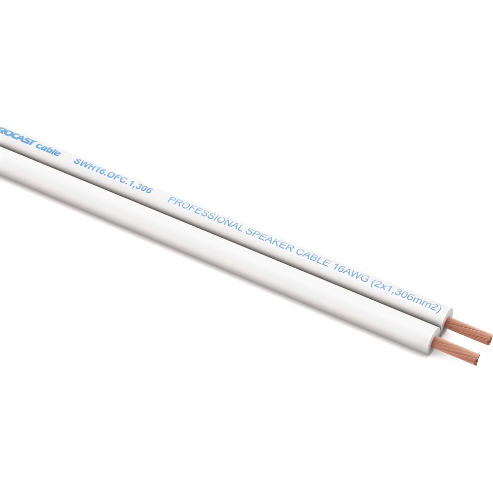 Изображение товара Аккустический кабель PROCAST SWH 16.OFC.1,306.100, 100 м, белый