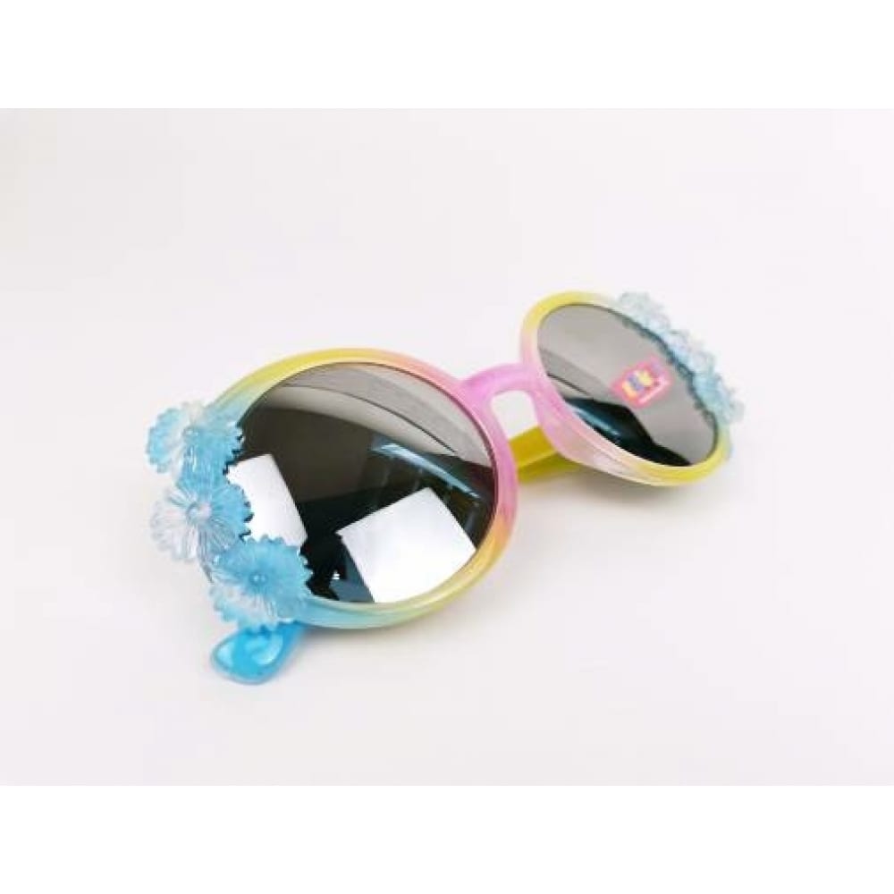 Детские солнечные очки Bikson солнечные зайчики раскрась по образцу розовая