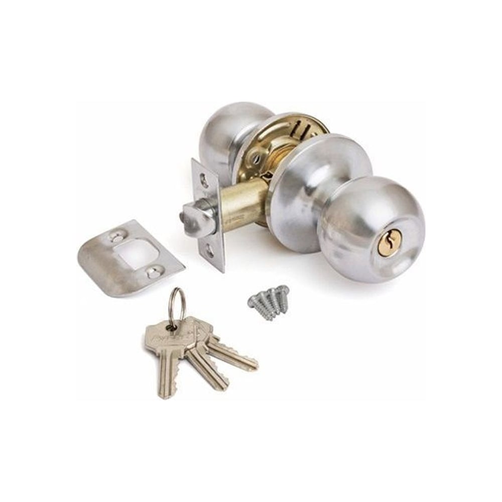 Изображение товара Дверная защелка СКОБЯНОЙ 6072-01-ЕТ сатин