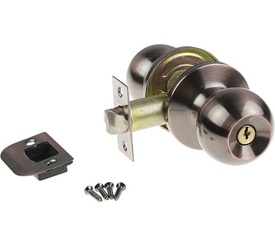 Изображение товара Дверная защелка СКОБЯНОЙ 6072-03-ВК медь 008616