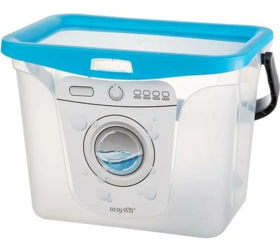 Изображение товара Емкость для стирального порошка Berossi 6 л голубая лагуна АС 35647000