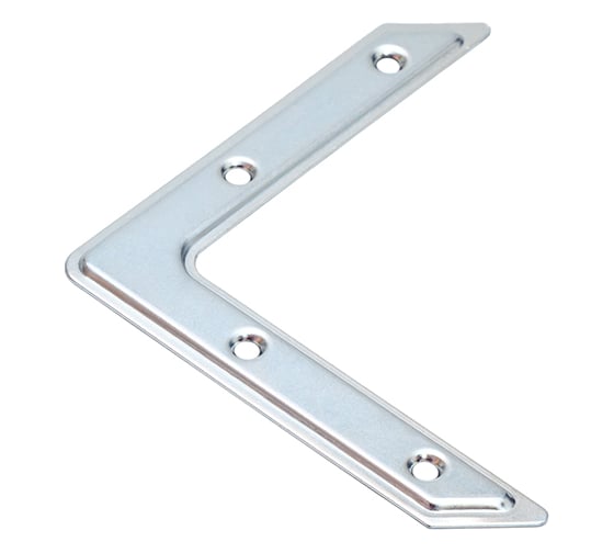 Изображение товара Угольник СКОБЯНОЙ УГ100-2 цинк, 4 шт. 002478