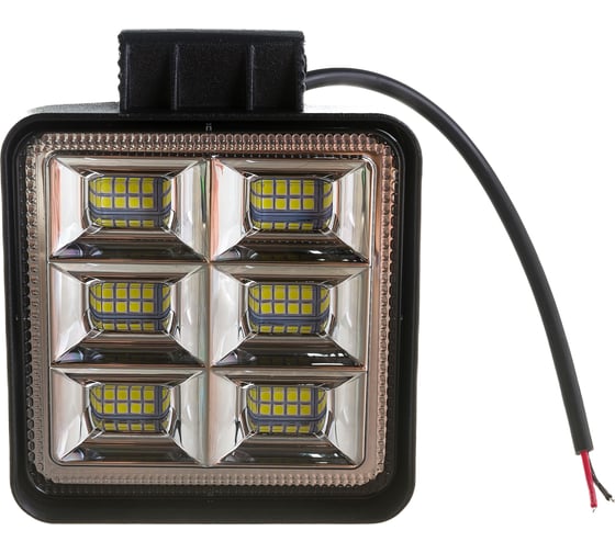 Изображение товара Фара рабочего света Nord-Yada 48 Вт, квадрат, 48 диодов, дальний, 108х108х40 мм 908819