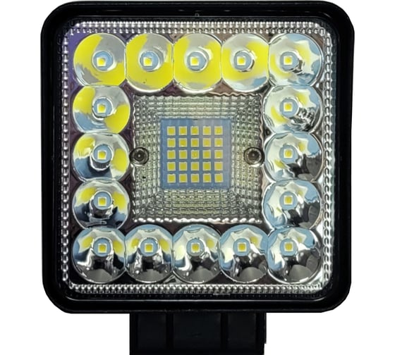 Изображение товара Фара рабочего света Nord-Yada 41 Вт, квадрат, 41 диод, комбинированый, 108х108х40 мм 908815