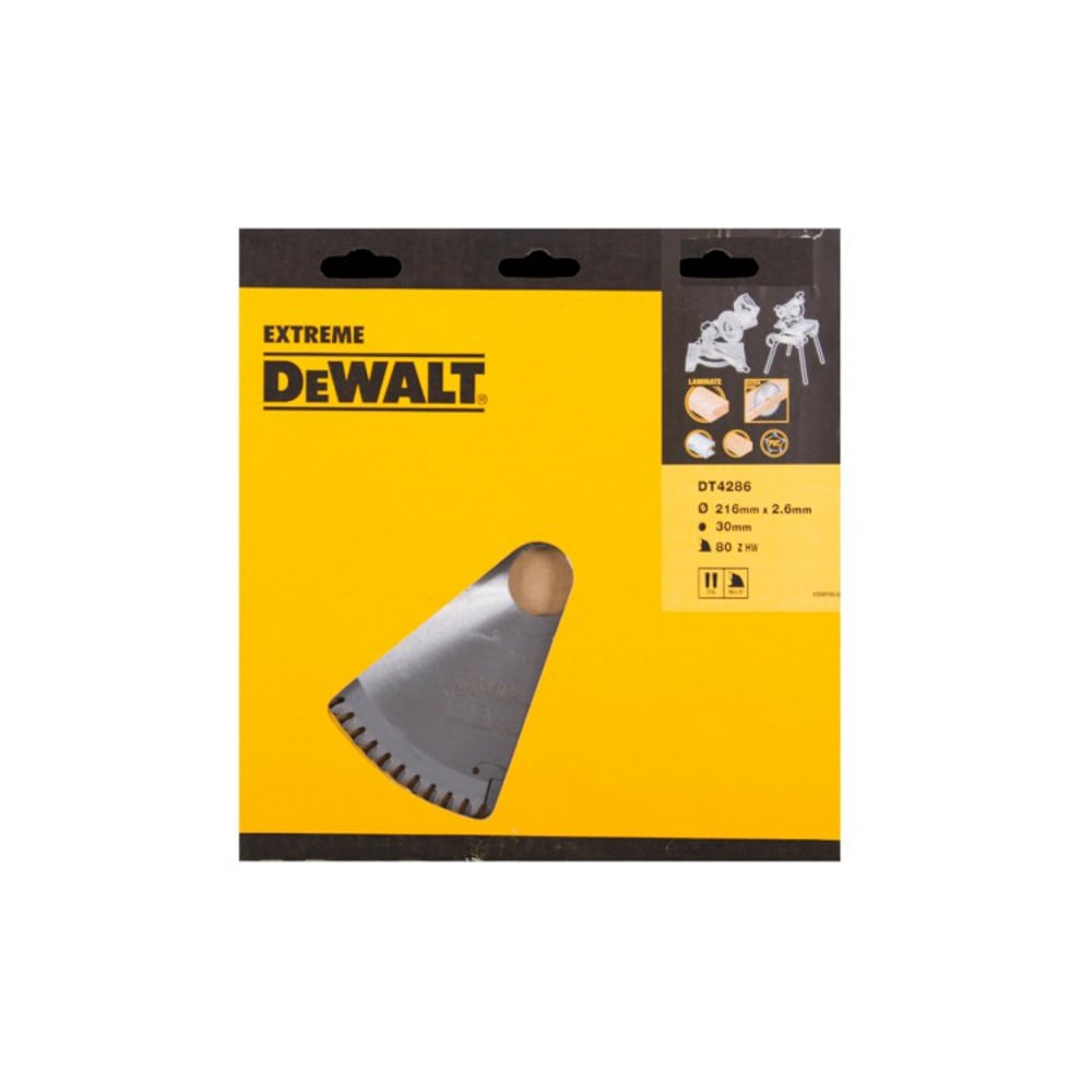 Изображение товара Диск пильный по древесине 216х30 мм DEWALT DT 4286 Изображение товара Диск пильный по древесине 216х30 мм DEWALT DT 4286